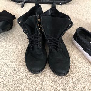 Sam Edelman lace up combat boots
